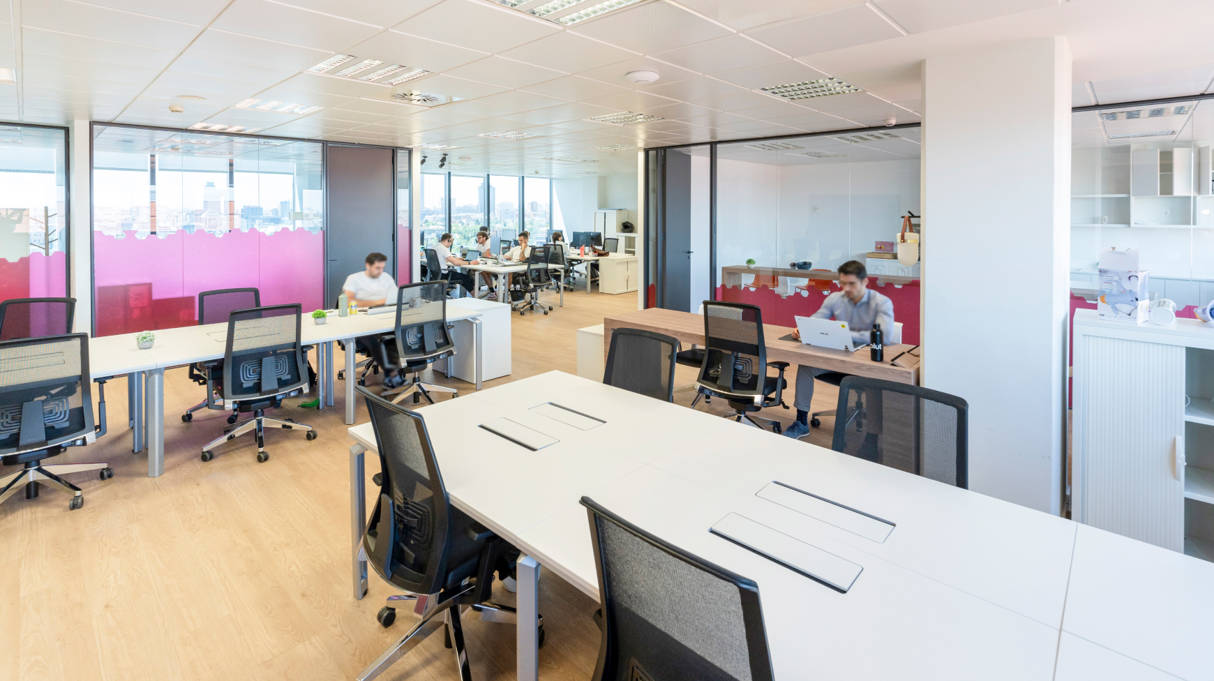 Offices for companies in Madrid with views