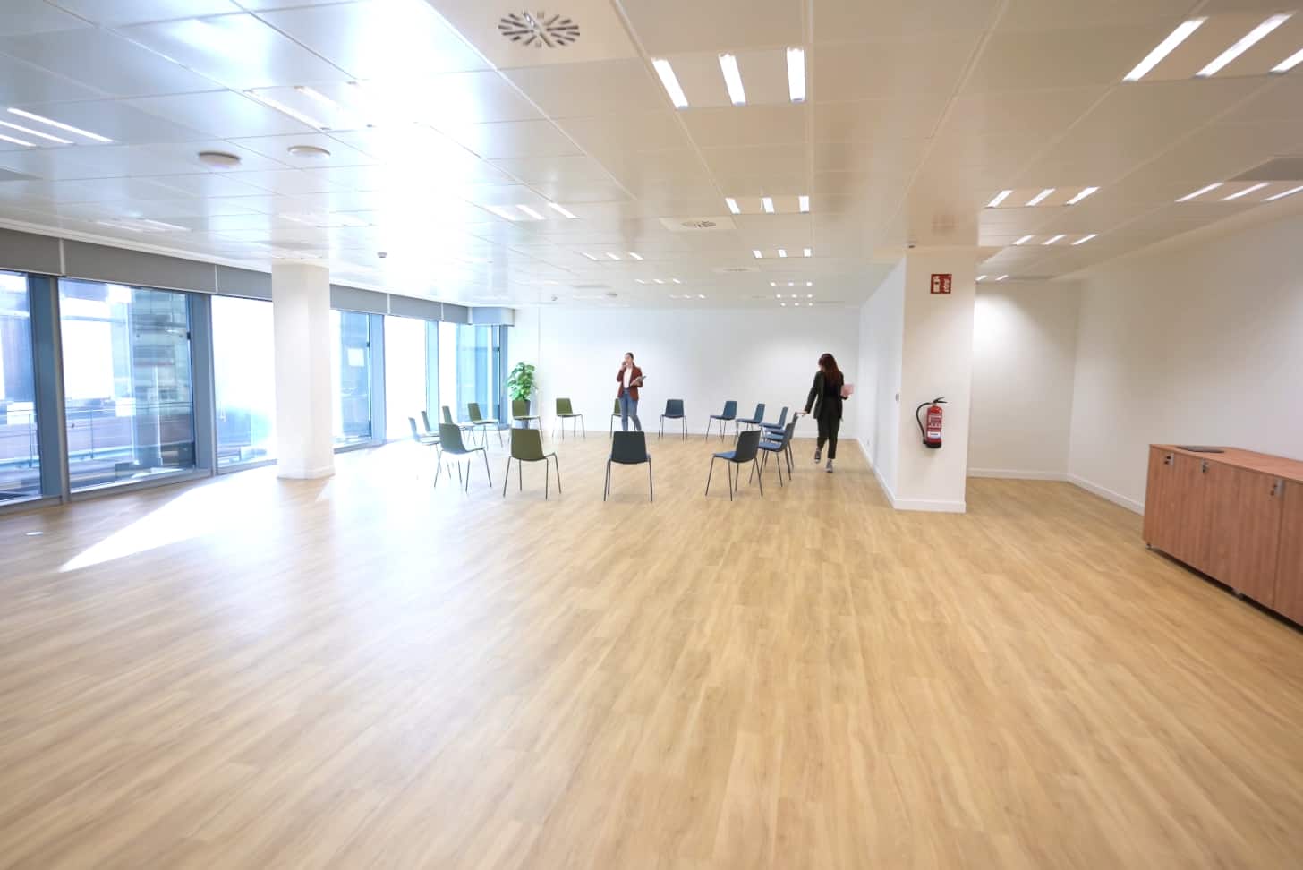 Flexible spaces for corporate team activities