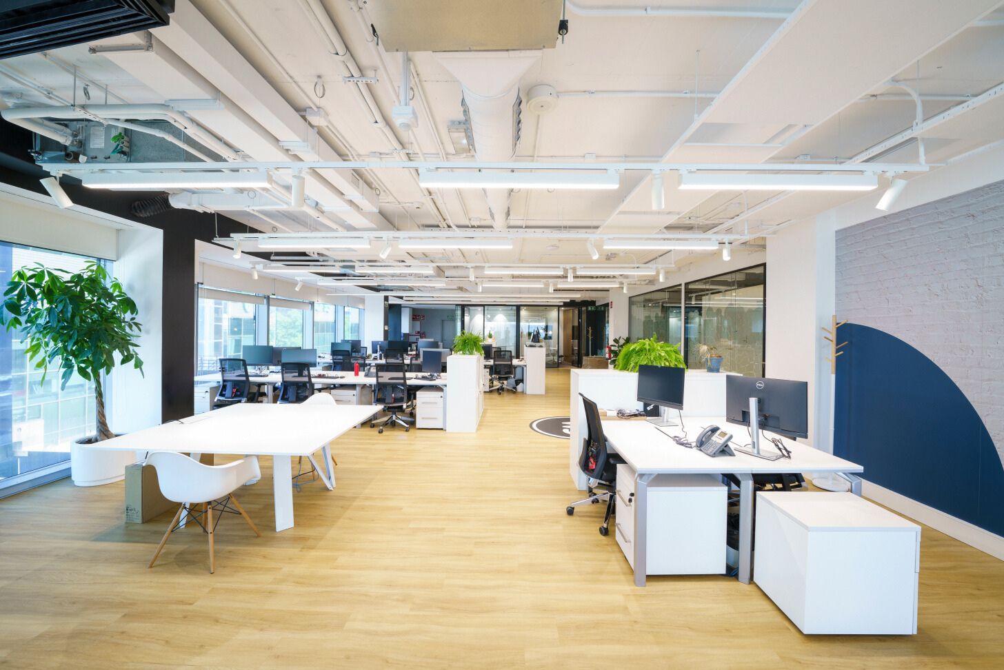 Large spaces for the offices of the success story