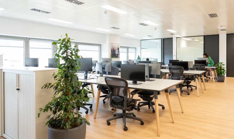 Plantas completas en alquiler para oficinas en Barcelona