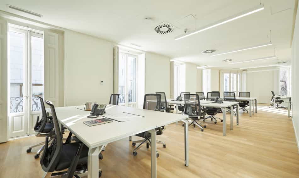 Alquiler de oficinas grandes en Madrid