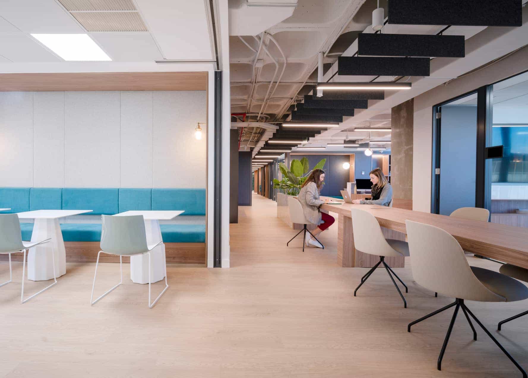 Offices with shared spaces