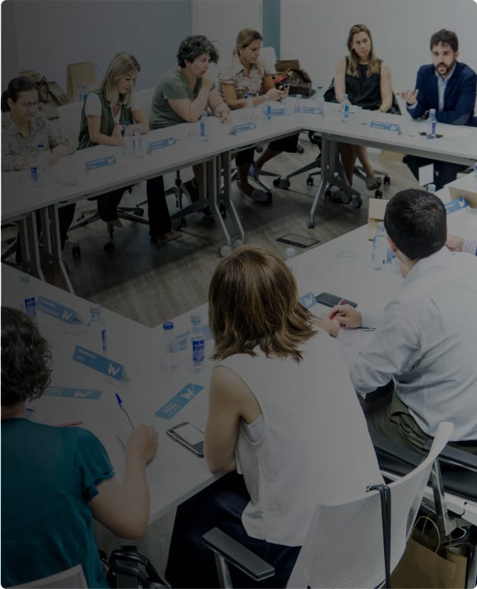 Sala de reuniones alquilada para Wellbeing 